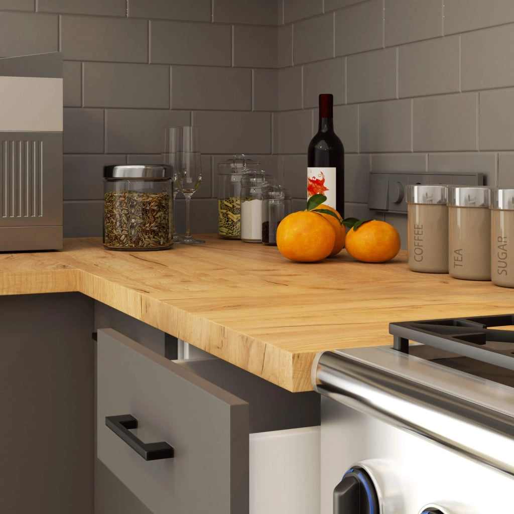 Piano di lavoro per cucina bassa AKORD S80 OLIWIA Rovere Craft 80 cm 80×60×3,2 cm