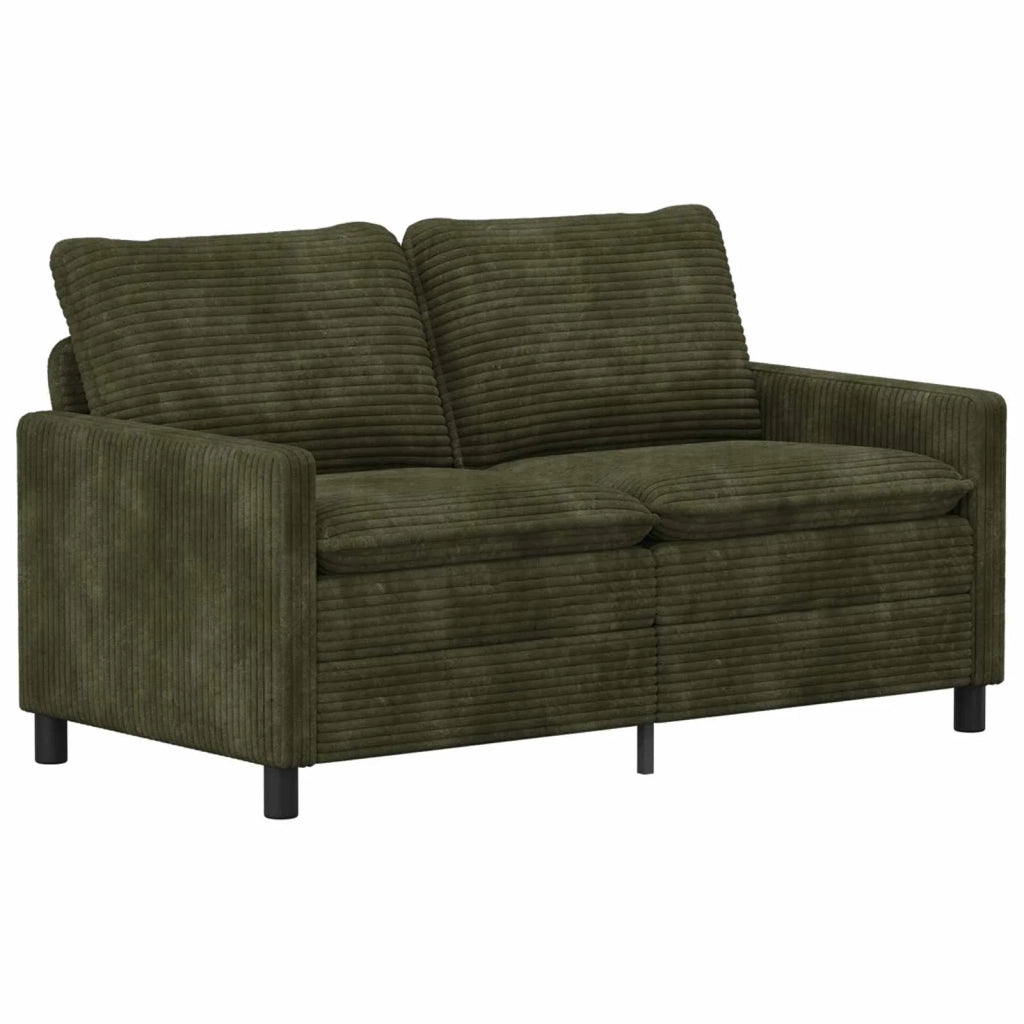 Set di divani 2 pcs Verde Poliestere
