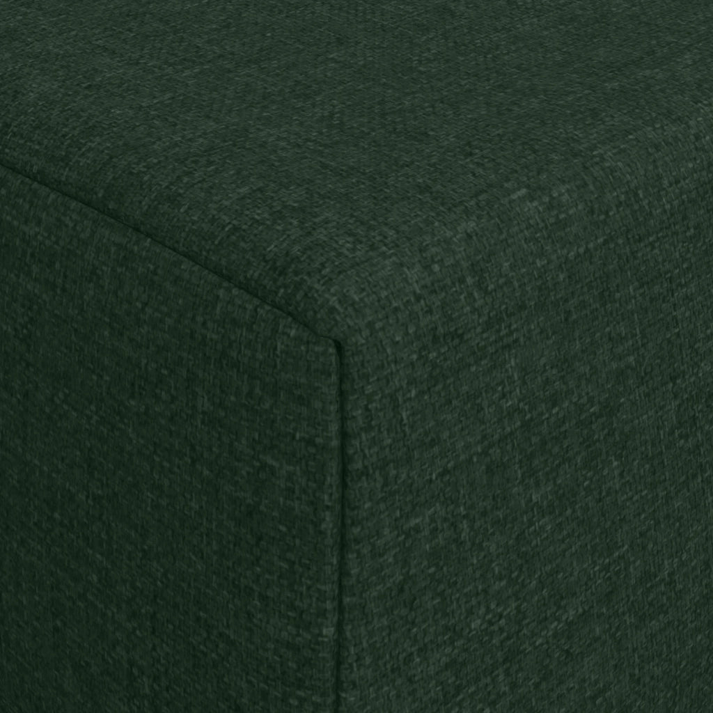 Divano Letto Pieghevole Verde Scuro 200 x 70 x 10 cm Tessuto 900020