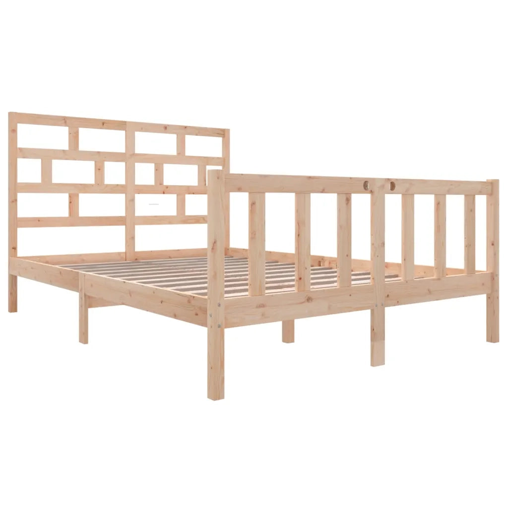 Giroletto-Struttura Letto in Legno Massello di Pino 120x200 cm 500188