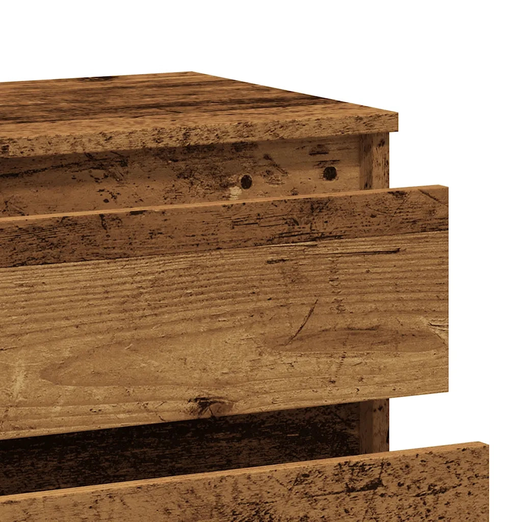 Credenza Legno Vecchio 60x35x70 cm in Legno Multistrato 856482