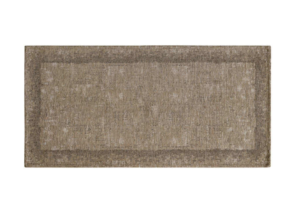 Tappeto Passatoia Cucina Corsia Retro Antiscivolo Disegno Dublino By Suardi - 55x140 - Fango