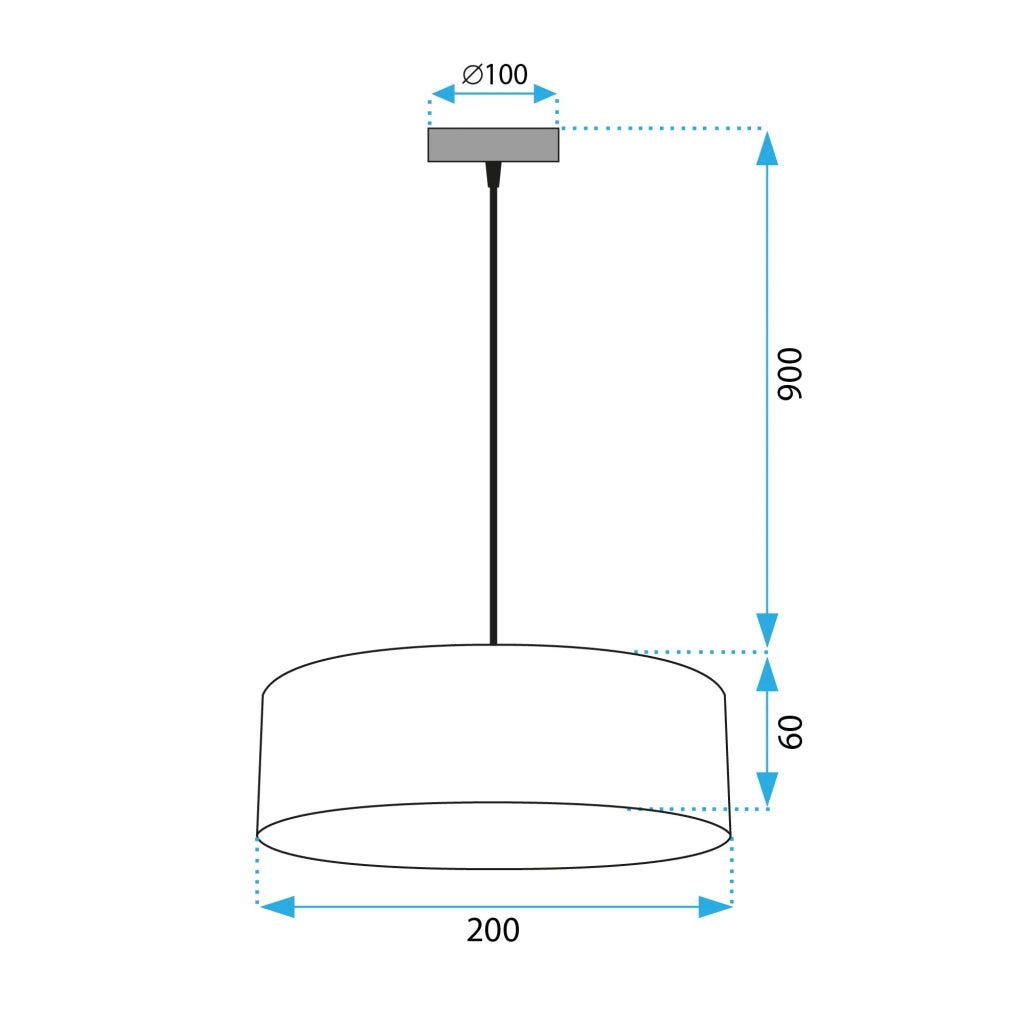 Lampada APP1333-1CP Black Gold