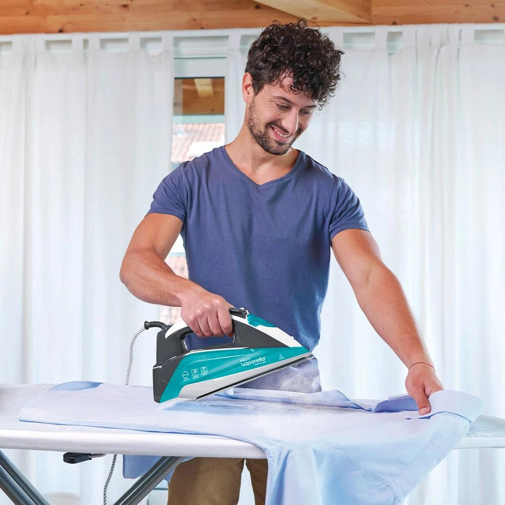 Polti Vaporella Quick & Slide QS220 Ferro a vapore Alluminio 2400 W Verde, Bianco