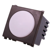 Lampada Led Luce Emergenza 2 Posti 220V 0.5W 80LM 6000K Autonomia 3 Ore Colore Nero Compatibile Con Vimar Arkè