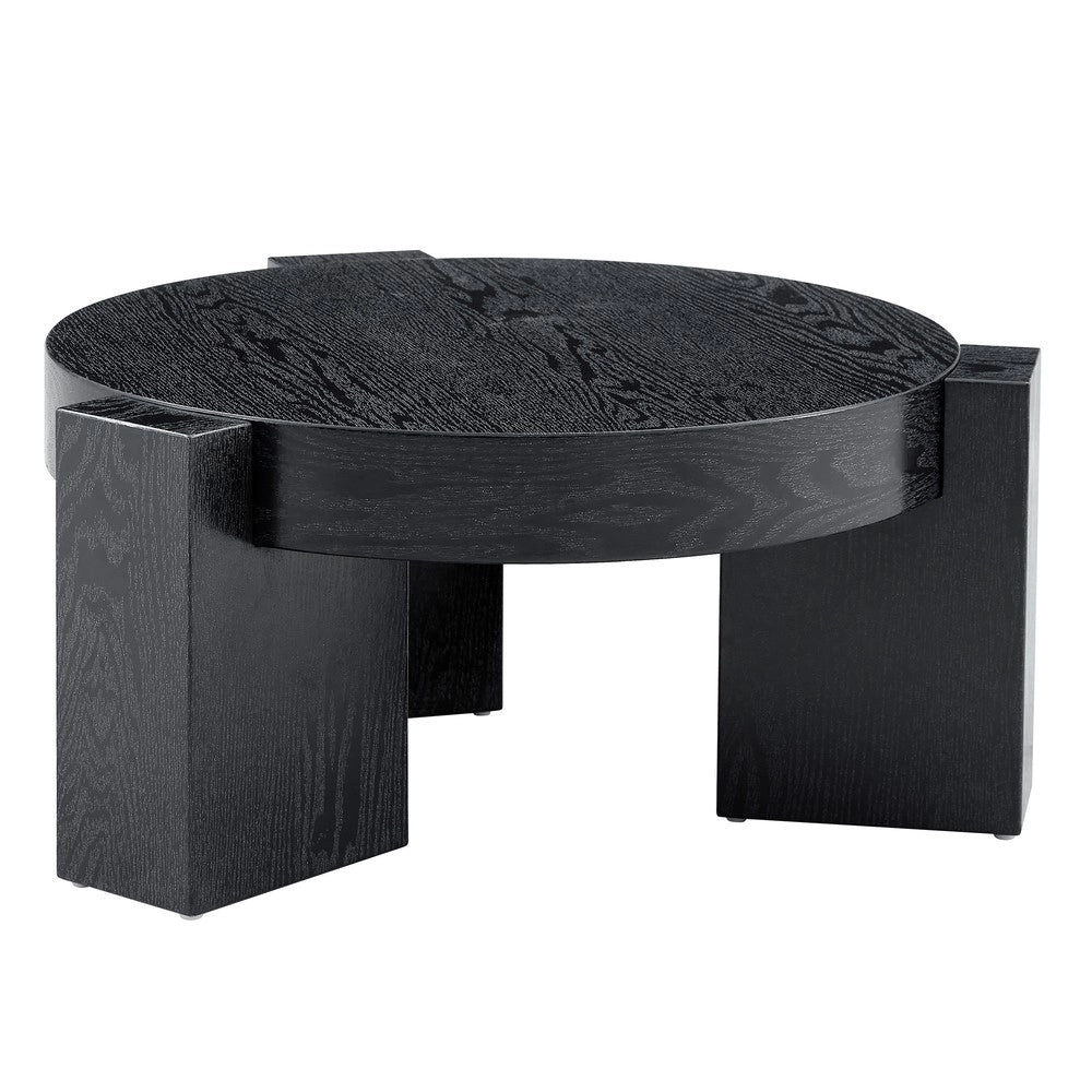 Set Tavolini da Salotto ¨C Xylo ¨C Vetro Grigio Trasparente e MDF Nero, Design Moderno