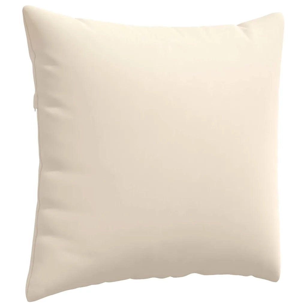 Cuscini da Divano 2 pz-Set di 2 Cuscini per Sofa Beige 45 x 45 cm Tessuto