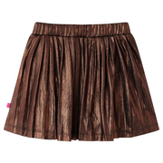 Gonna da Bambina con Brillantini Cognac 128 CFW1203285