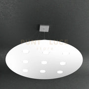 CLOUD SOSPENSIONE 9+4 LUCI TONDA BIEMISSIONE BIANCO 1128-S9 T+4-BI