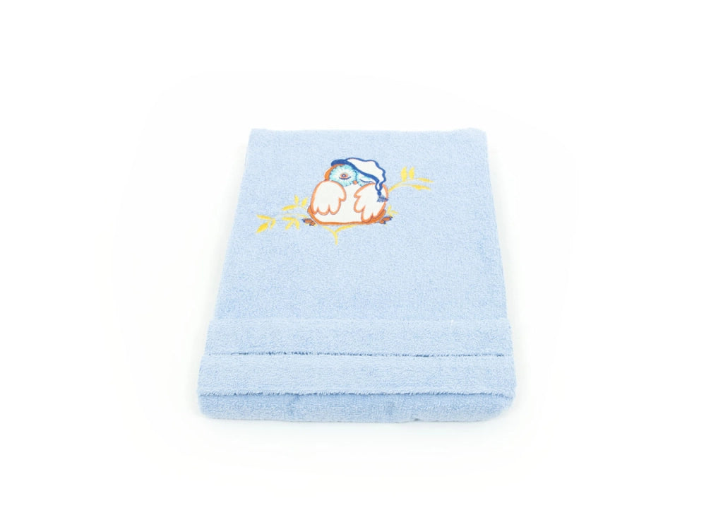 Accappatoio In spugna Per Bambini Modello Kinder OB Colore Azzurro - 3-4anni - Azzurro
