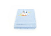 Accappatoio In spugna Per Bambini Modello Kinder OB Colore Azzurro - 3-4anni - Azzurro