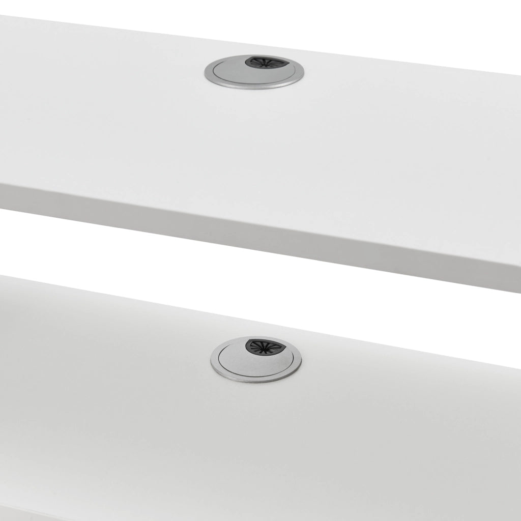 Mensola TV Støvring Sospesa a Muro 21 x 150 x 25 cm Bianco [en.casa]