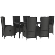 Set da pranzo da giardino in rattan nero e grigio da 7 pezzi con cuscini 02_0014904