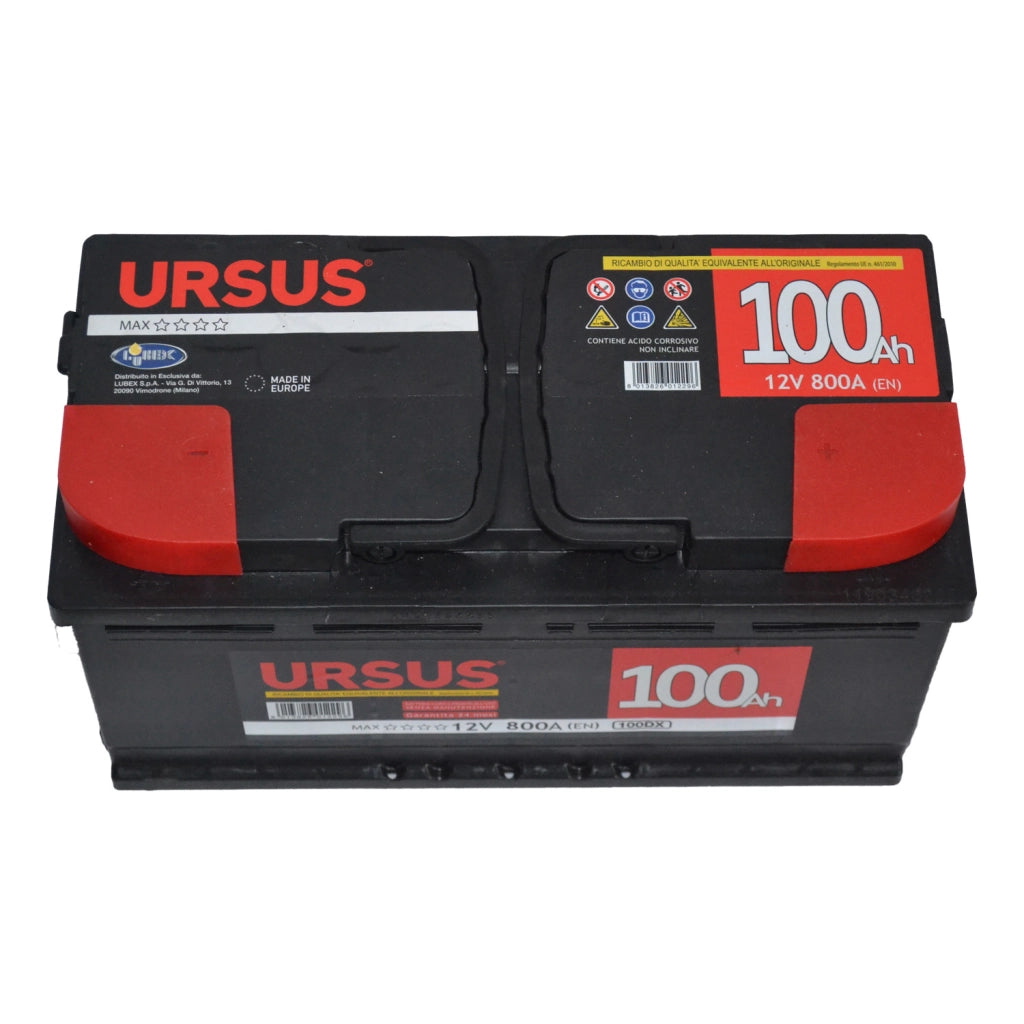 BATTERIA X AUTO URSUS 100 Ah