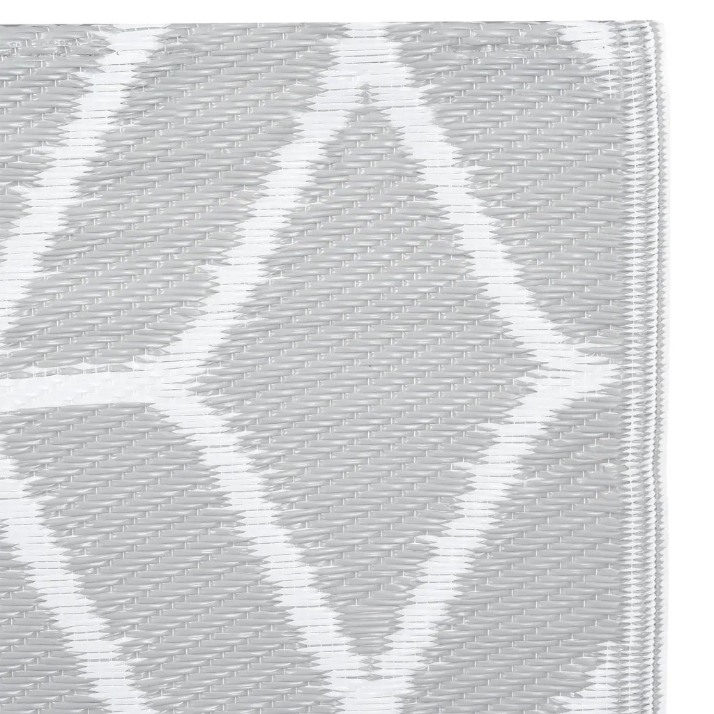 Tappeto da Esterni ARAKIL Grigio 80x150 cm in PP 310420