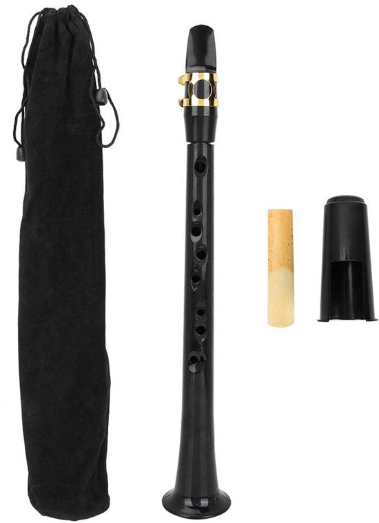 Mini Saxofono Portatile - Saxofono di Plastica - Buona Qualità Sonora - Adatto per Bambini - Creatività Musicale - Strumento Manuale