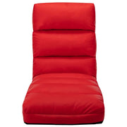 Sedia a Sdraio da Terra Pieghevole Rossa in Similpelle CFW9151402