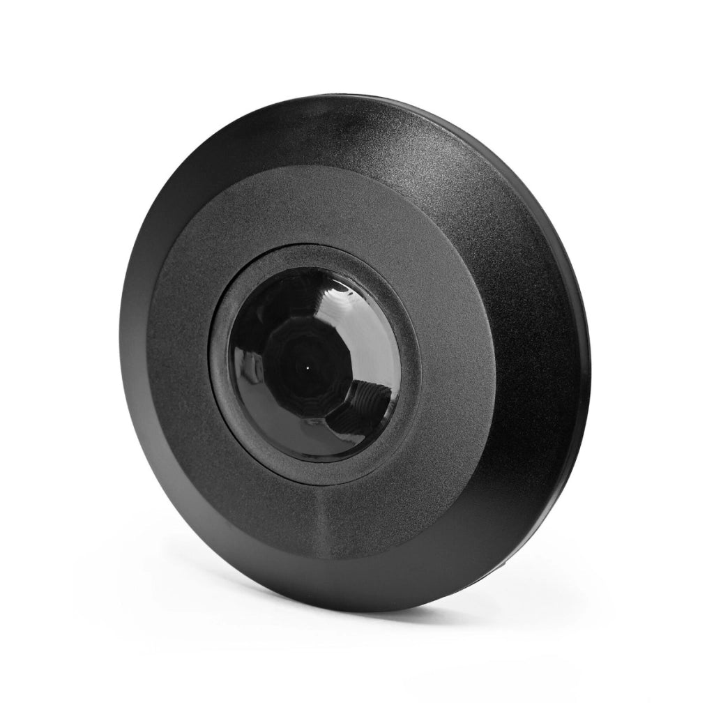 Sensore movimento crepuscolare PIR nero tondo Videx
