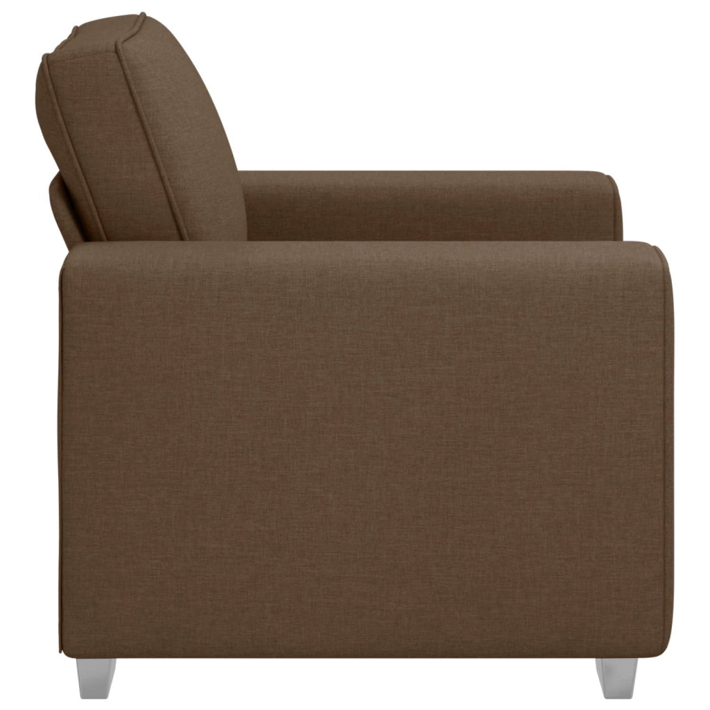 Poltrona Sofa Marrone 100 cm Tessuto 4105211