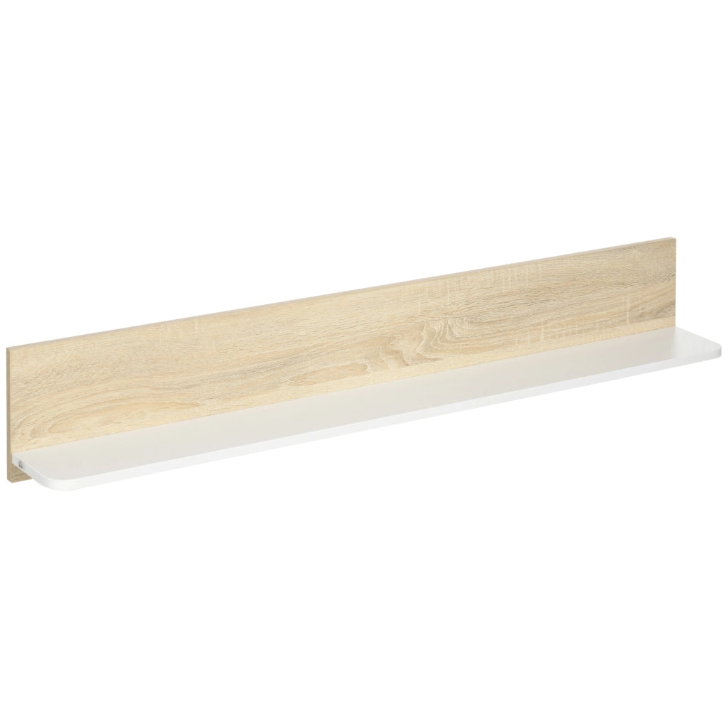 Scaffale a Parete in Legno ¨C zephmum ¨C Robe Bianco 120x15x20 cm