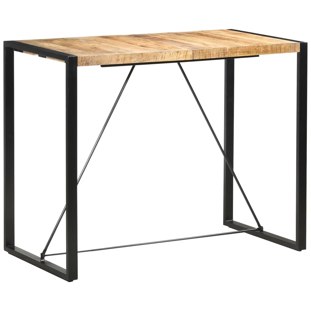Tavolo da Bar 140x70x110cm in Legno Massello di Mango 285957