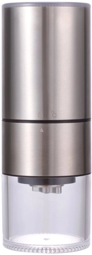 Molitore elettrico per caffè, macinatore di capsule di caffè, macinatore di caffè automatico a 12 tazze (argento)