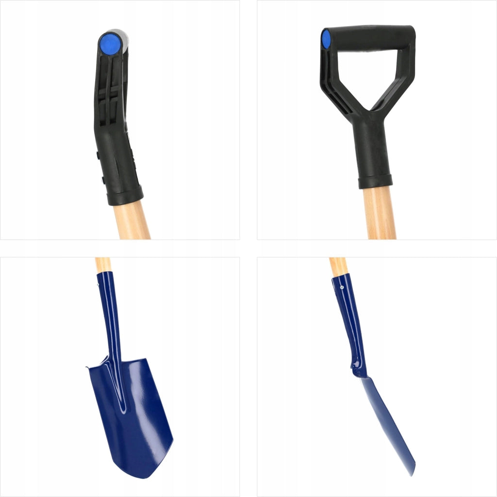 Pala KADAX per scavare, manico ergonomico, affilata, 123,5 cm, robusta e solida.