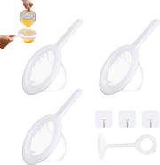 Filtro a rete nylon premium - 3 pezzi per soia, miele di caffè, vino, latte - Filtro a rete fine con chiodi da appendere