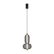 Lampada a sospensione Italux MARCO nero/grigio LED 10W