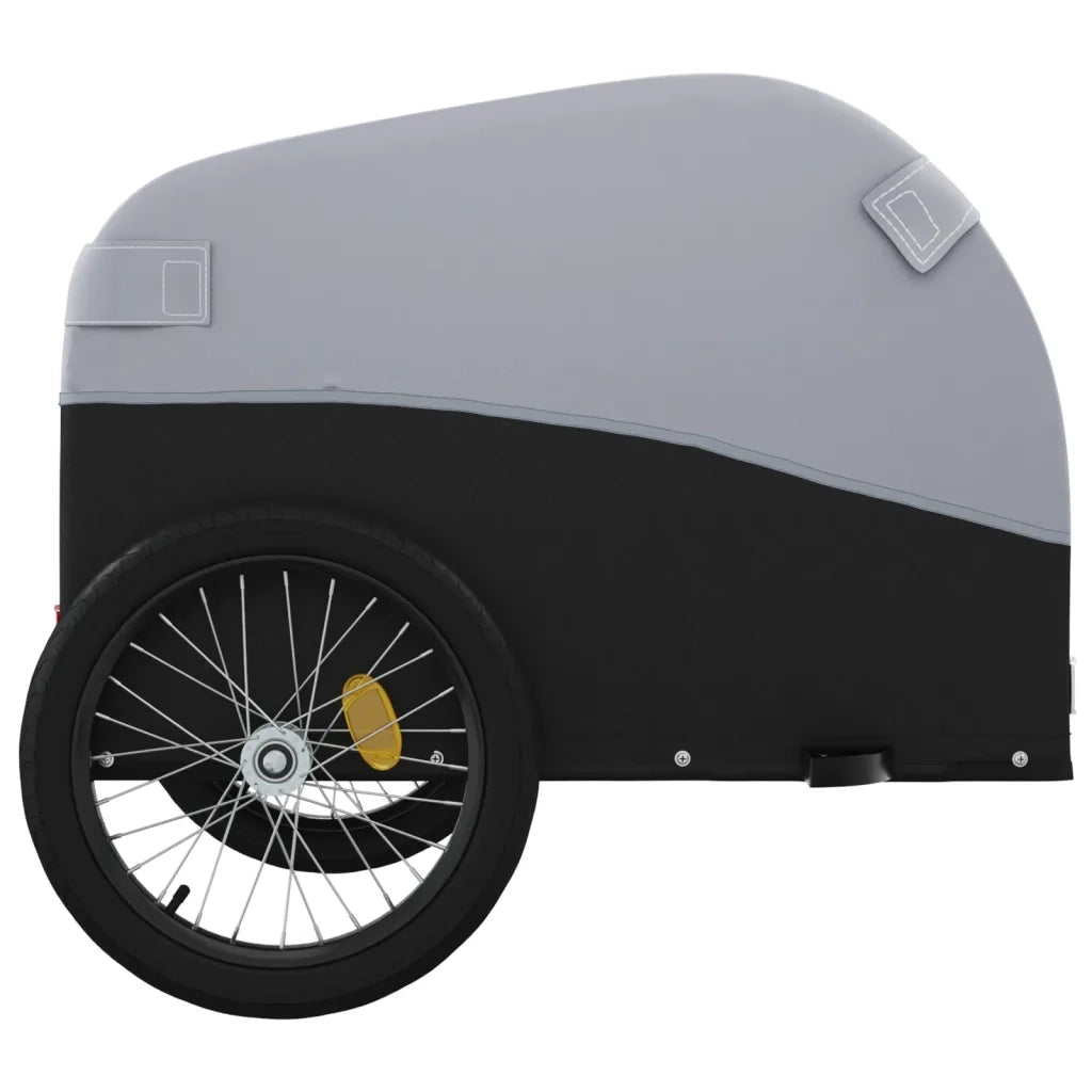 Rimorchio da Bici Nero e Grigio 45 kg in Ferro CFW9543251