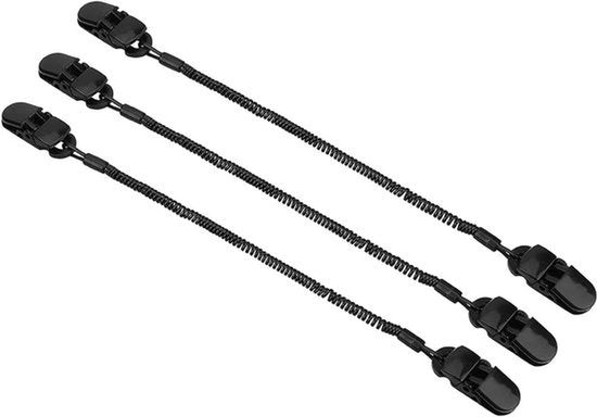 Tre Clip per Capelli - Chiavi di Sicurezza - Eresistente al Vento - Resistente ai Venti Forti - per Pesca, Navigazione, Vela, Attività all'Aperto.