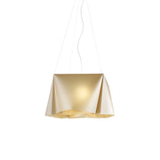 Lampadario Moderno Wanda Polilux ® New Gold E Metallo Cromo 5 Luci E27