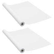 Pellicole Autoadesive per Mobili 2 pz Bianche 500x90 cm in PVC CFW1441788