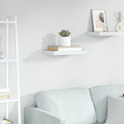Scaffale a Parete Rovere e Bianco 50x23x3,8 cm in MDF cod mxl 33017