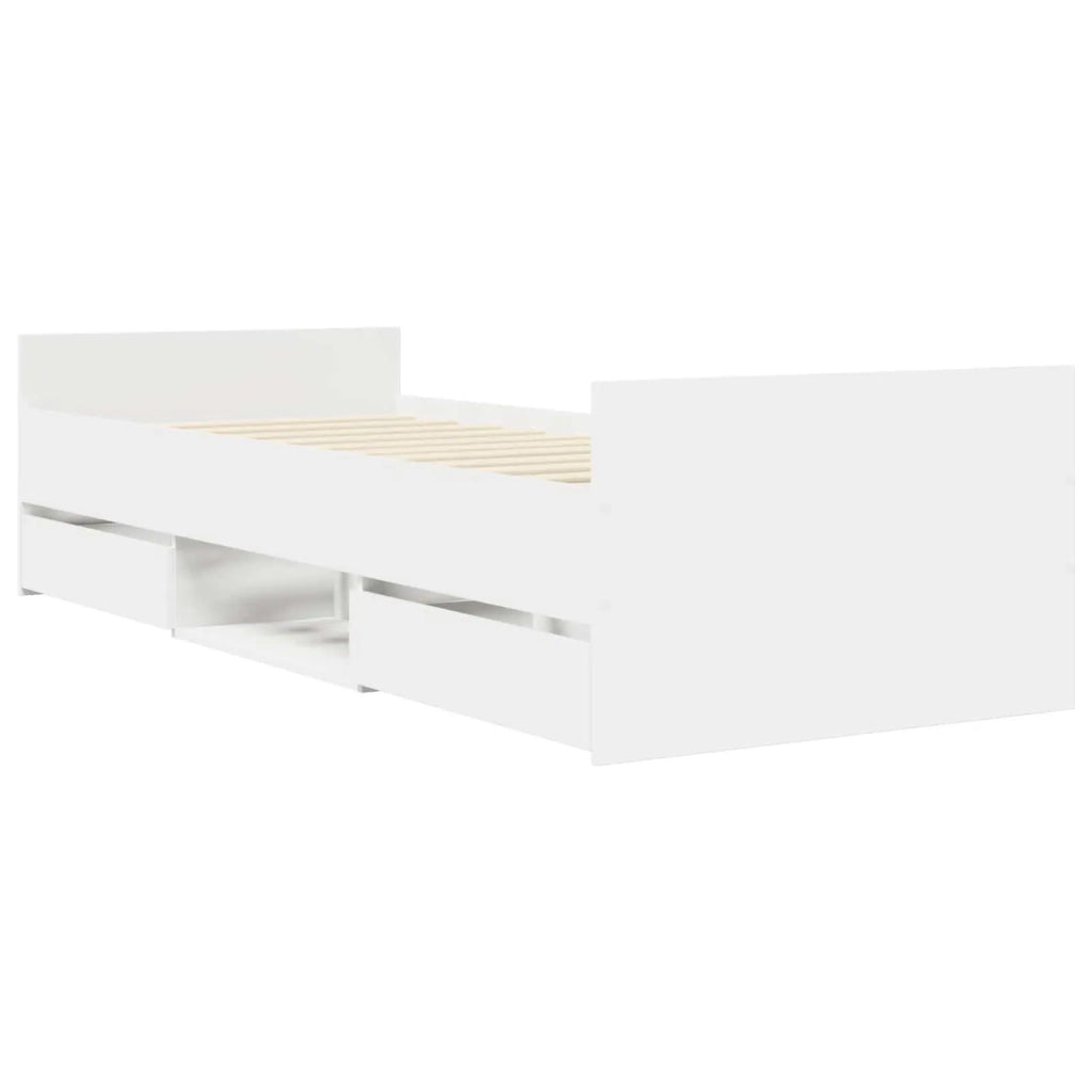 Telaio del letto con storage Bianco 80 x 200 cm 3429509