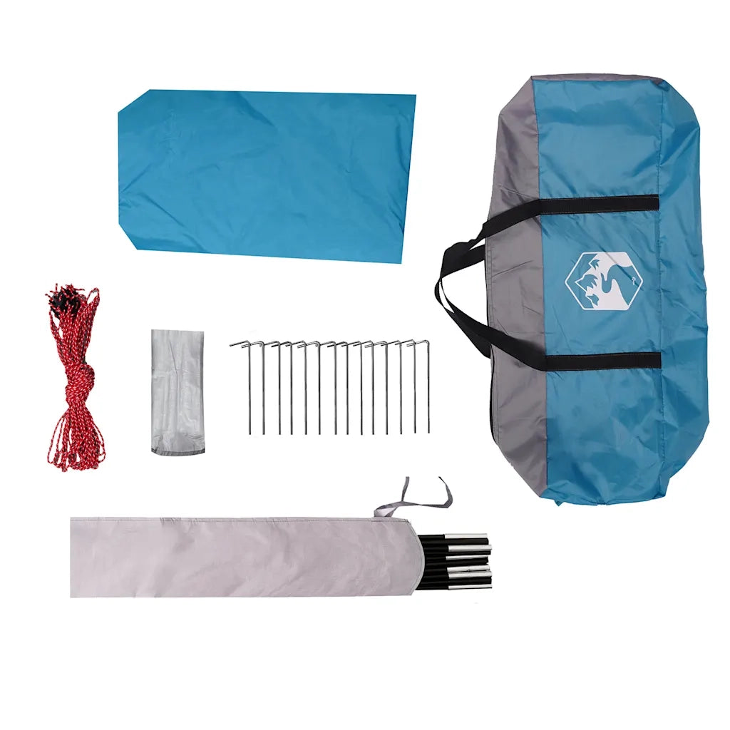 Telone da Campeggio Blu 460x305x210 cm Impermeabile 94686