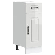 Pensile da cucina | Base da Cucina Kalmar Bianco Lucido in Legno Multistrato