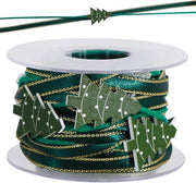 Decorazione di Natale artigianale a strisce - Dimensione 5, decorazione di albero di Natale a strisce verde, imballo regalo, decorazioni DIY, artigianato, decorazioni di albero e corone, appendiabiti, consegne per partito