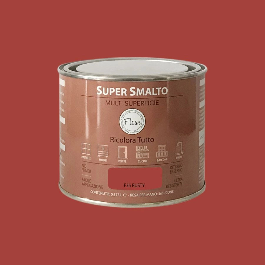 FLEUR SUPER SMALTO MULTI-SUPERFICIE 375ML F35 RUSTY