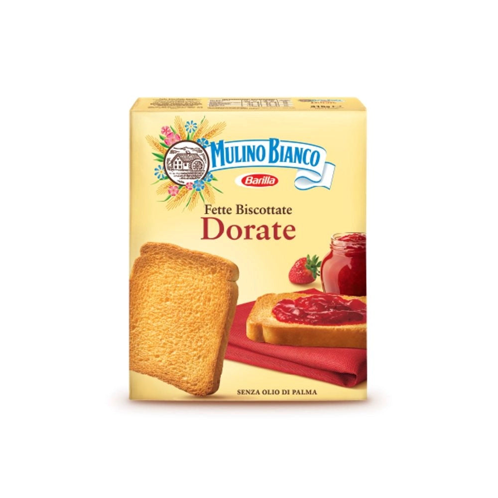Fette biscottate le dorate mulino bianco confezione da 315 grammi
