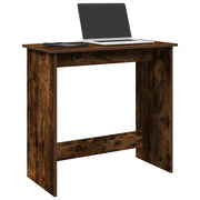 Scrivania Rovere Fumo 80x40x75 cm in Legno Multistrato 860458