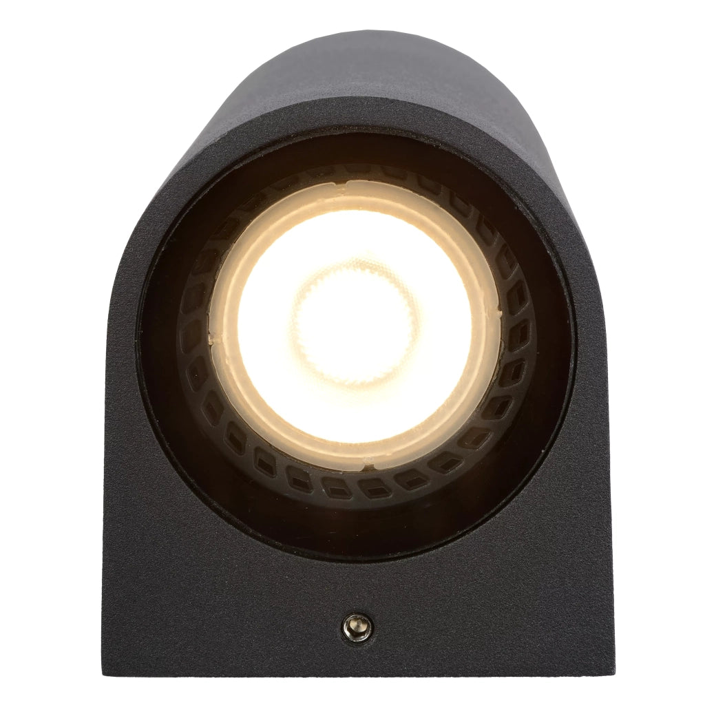 Applique esterno nero in alluminio 2xGU10 35W ZARO Lucide