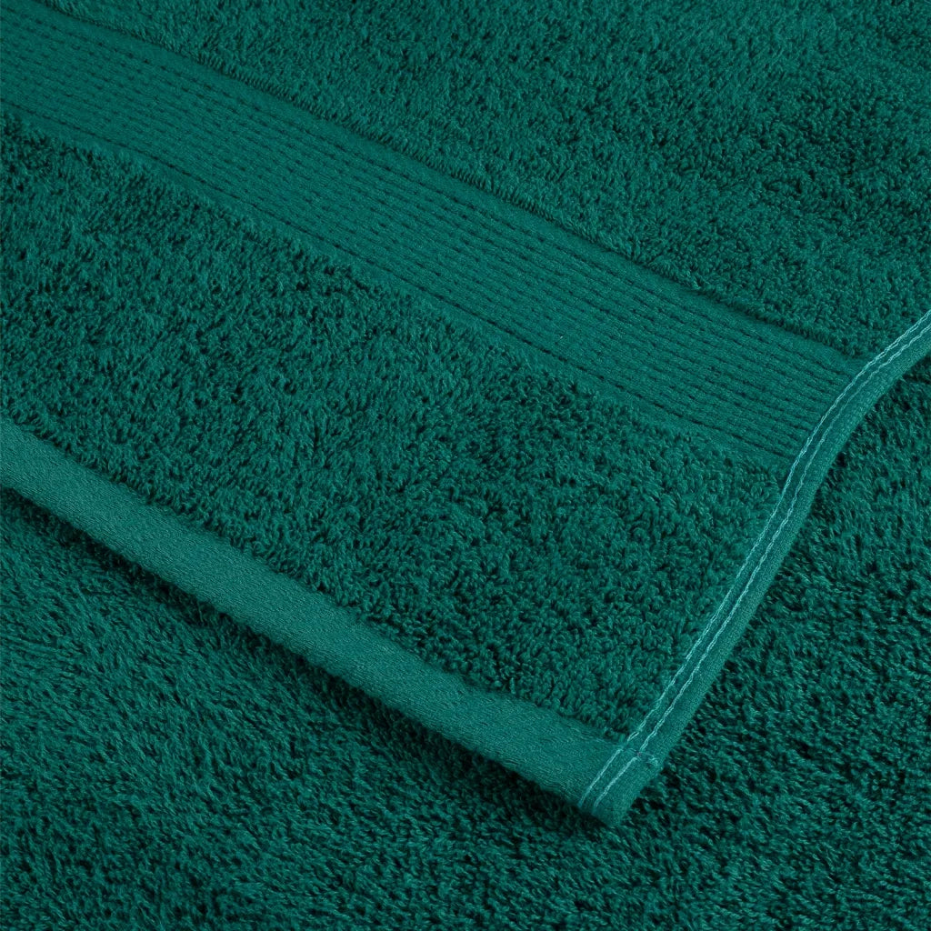 Asciugamani per Sauna SOLUND 4 pz Verdi 80x200 cm 600 g/m² 137339