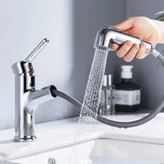 Fonte da bagno - Rubinetto da doccia in ottone Estratto Uscita da doccia Rubinetto da doccia rimovibile Ventilatore rimovibile Cartridge ceramico Verniciato in acciaio inossidabile