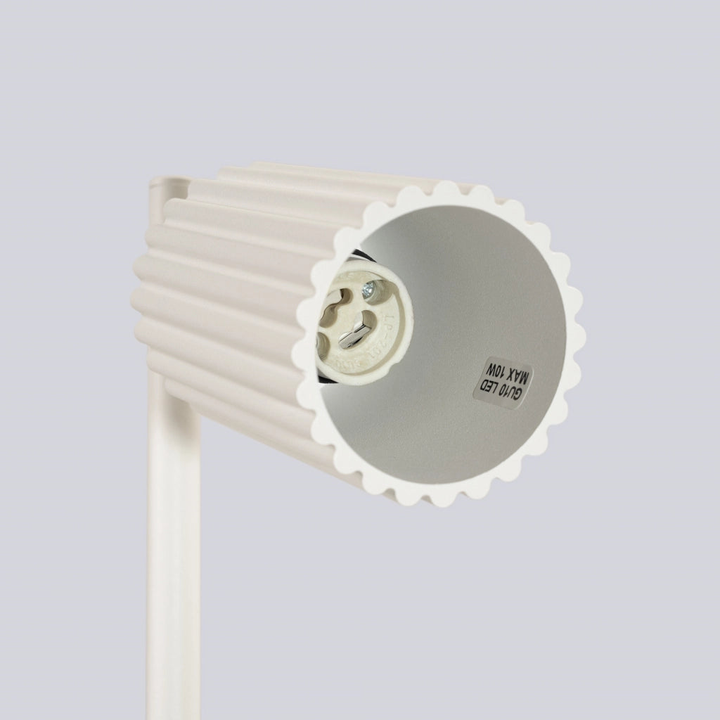 Lampada da tavolo moderna beige orientabile GU10 Pure Lume