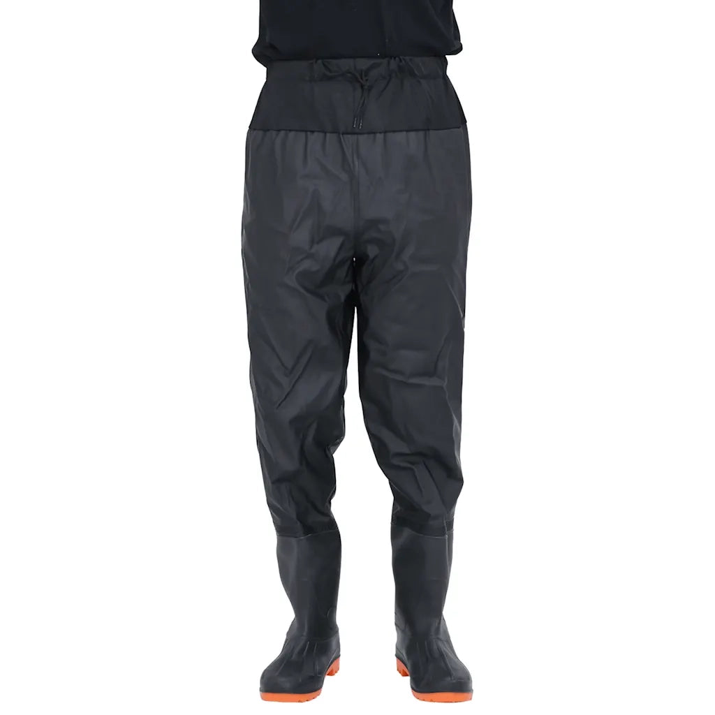 Wader da Pesca alla Vita con Stivali Nero Taglia 45 CFW4520948