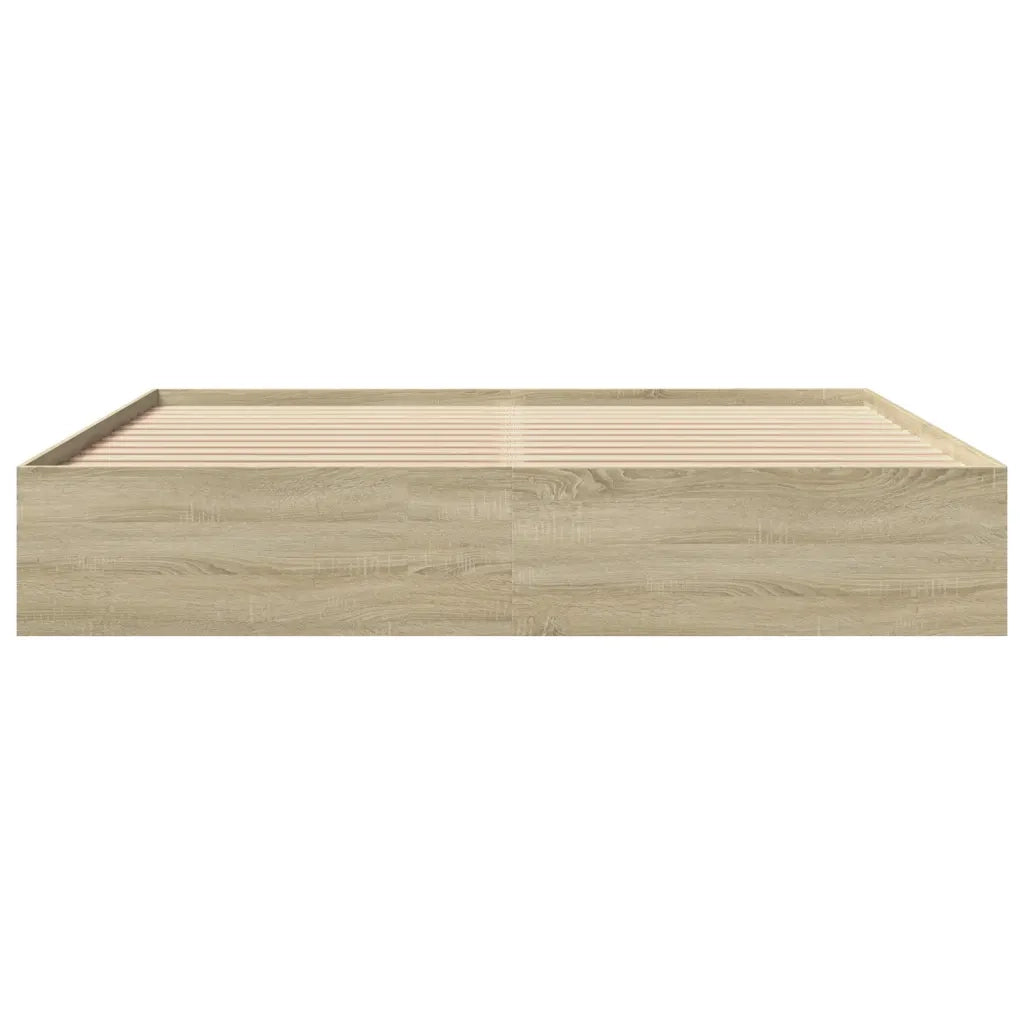 Giroletto senza Materasso Rovere Sonoma 180x200cm in Truciolato 3295634