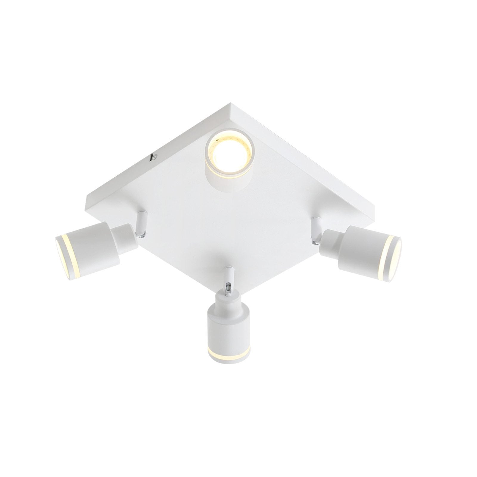 ZMH Faretto da soffitto 4 fiamme giratori per cucina ufficio camera letto