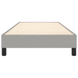 Struttura Letto a Rete a Molle Grigio Chiaro 100x200 cm Tessuto 3120492