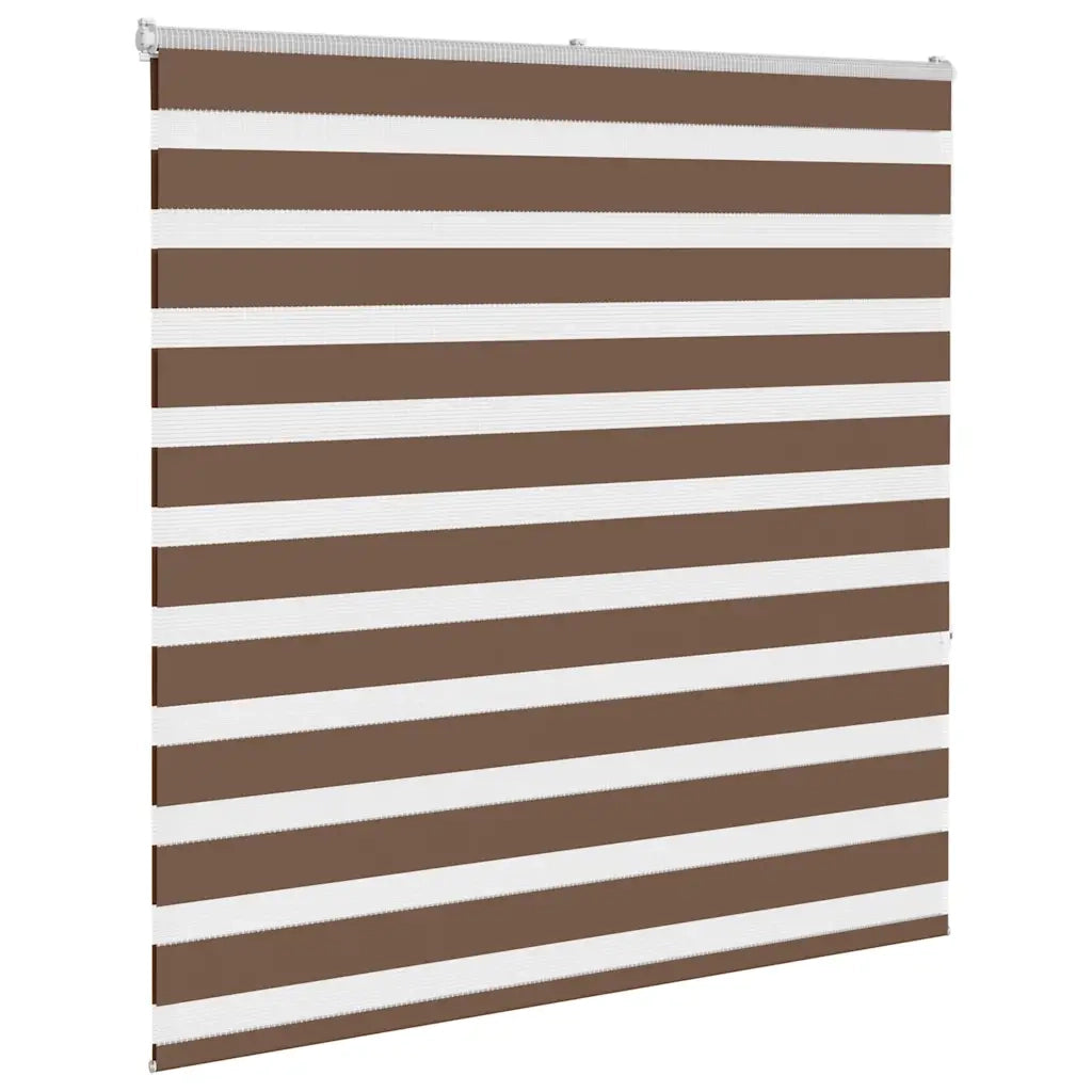 vidaXL Tenda a Rullo Zebra Larghezza Tessuto 135,9 cm Poliestere